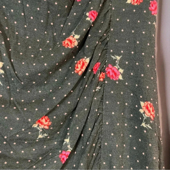 NWT Free People Women’s Celia mini dress Emerald Jewel combo size medium - Picture 4 of 12